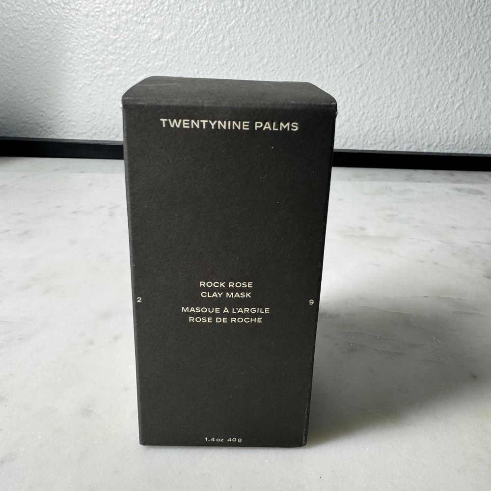 Twentynine‎ Palms Rock Rose Clay Mask 1.4oz 40g Kaolin Aloe Vegan Made in USA